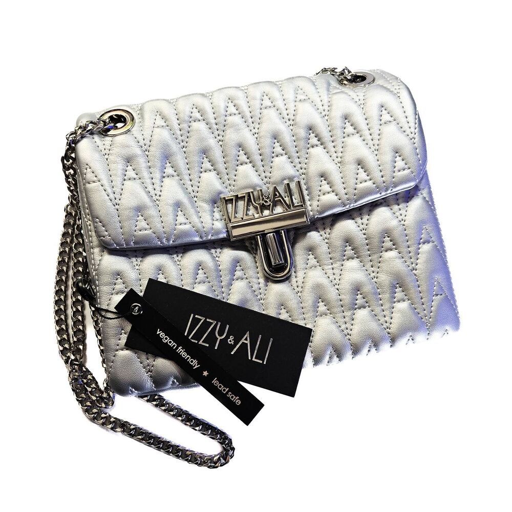 Izzy & Ali Silver Crossbody Bag NWT